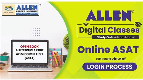 Know how to appear in ALLEN Admission Scholarship .